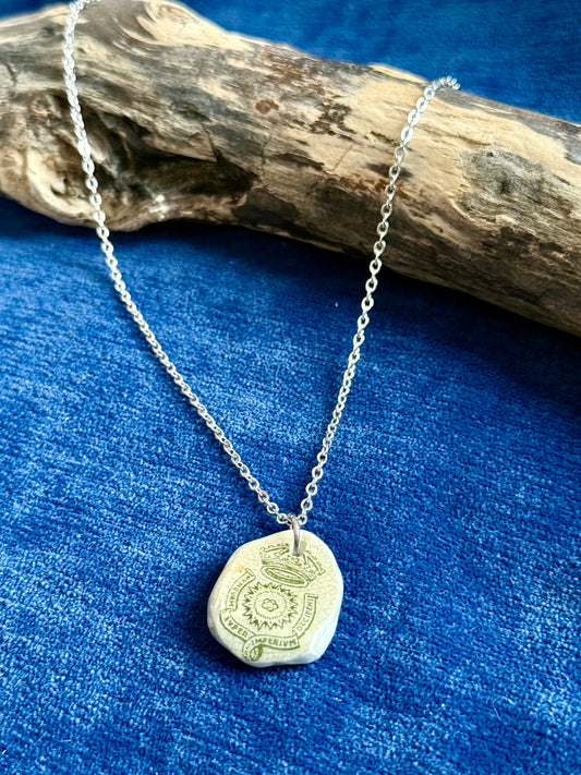 The Sun Never Sets Mudlarked Logo Pendant