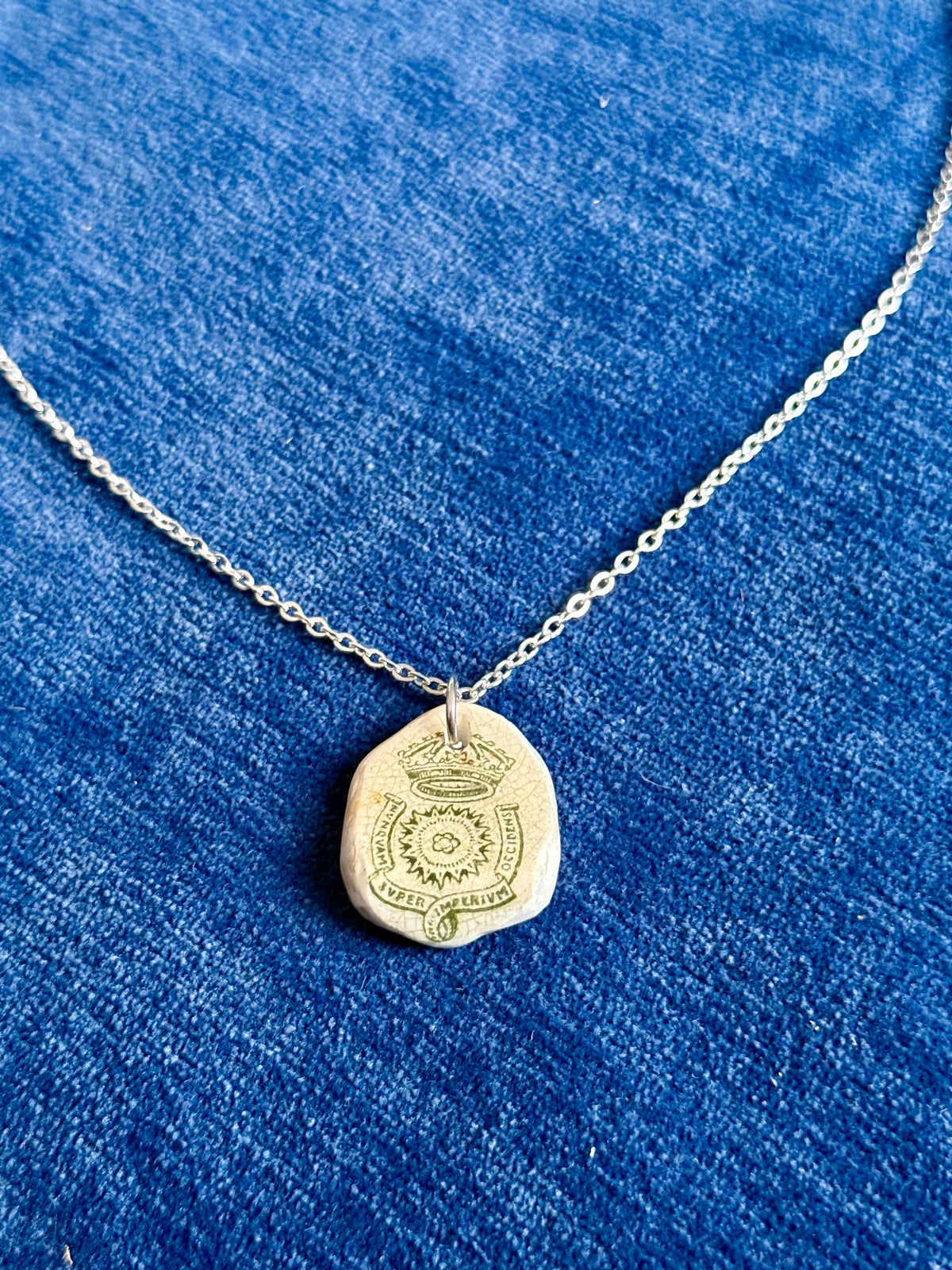 The Sun Never Sets Mudlarked Logo Pendant