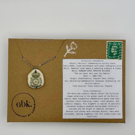The Sun Never Sets Mudlarked Logo Pendant